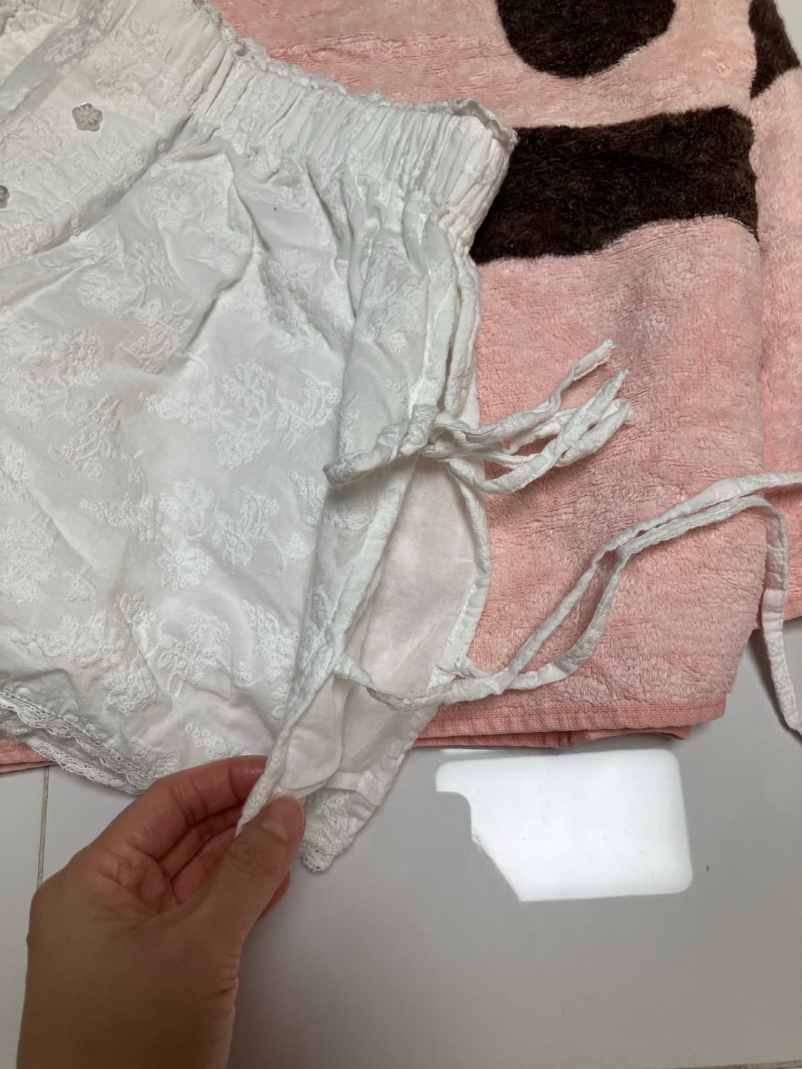 kimchi blue 코케트코어 레이스 리본 박서 반바지 블루머 쇼츠 상품이미지6