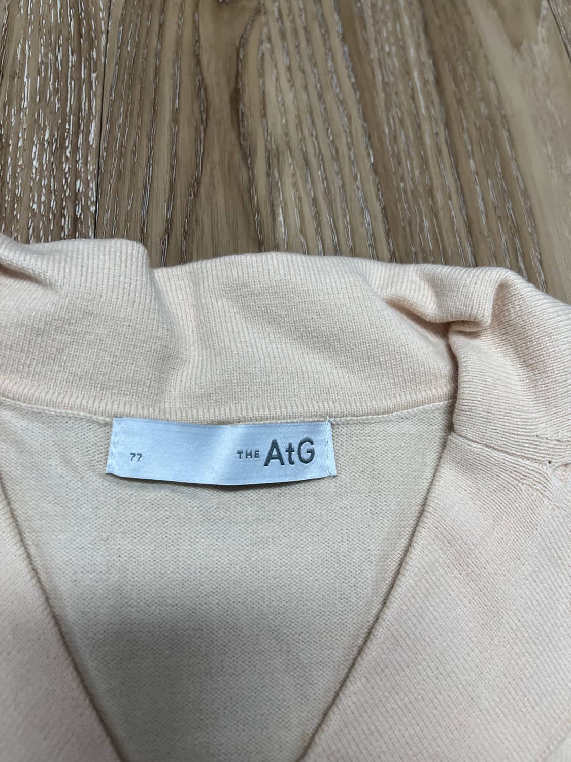 (새상품) 더엣지 카라넥 니트 77 상품이미지3