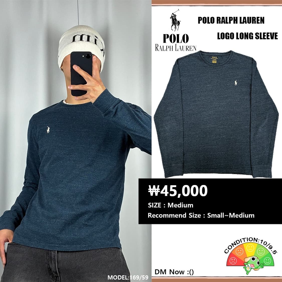 <폴로 랄프로렌 빈티지 롱슬리브> No.1509 상품이미지1