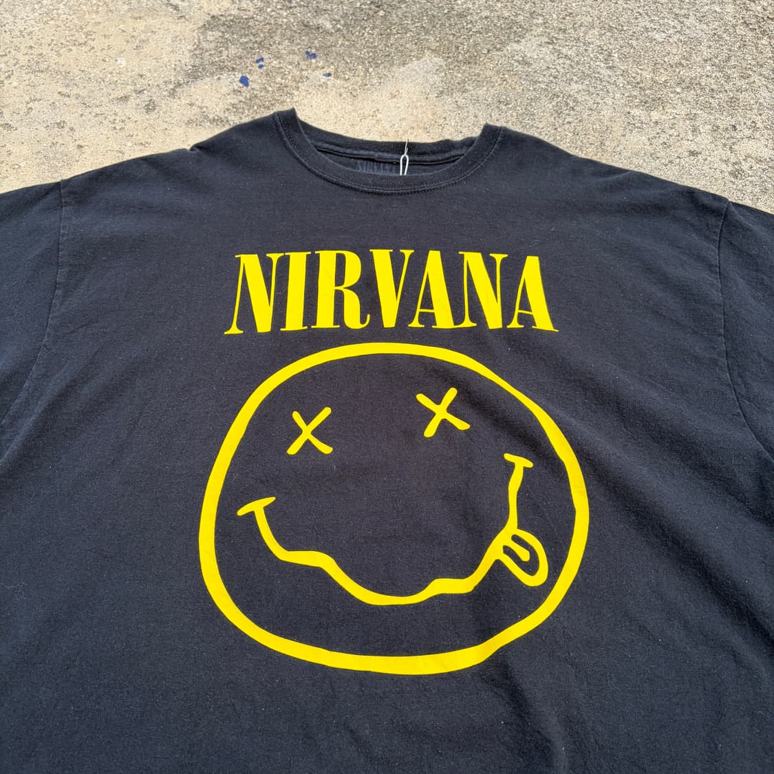 NIRVANA 너바나 빈티지 오피셜 스마일로고 반팔티 2XL 상품이미지4