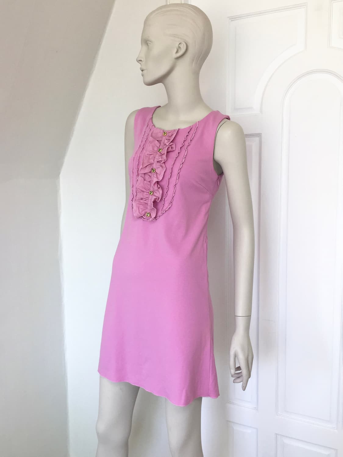 Italy Made  Pink Frill Detail Dress 상품이미지3