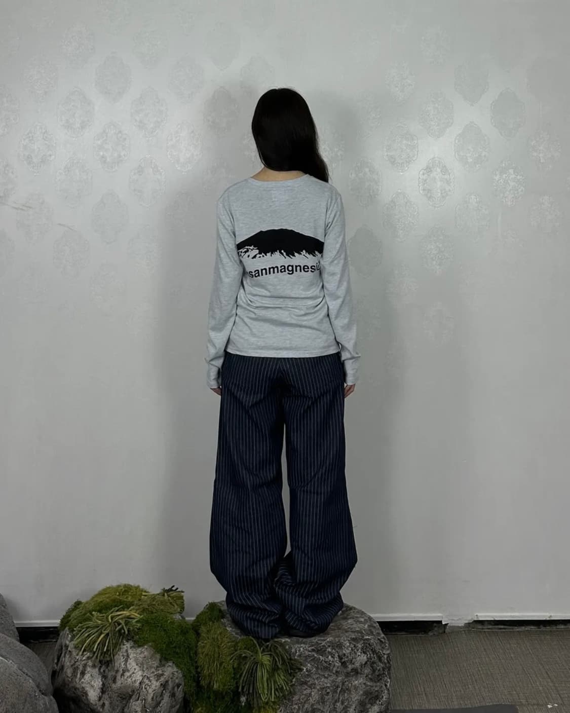 탄산마그네슘 마운틴 롱슬리브 스카이블루 상품이미지3