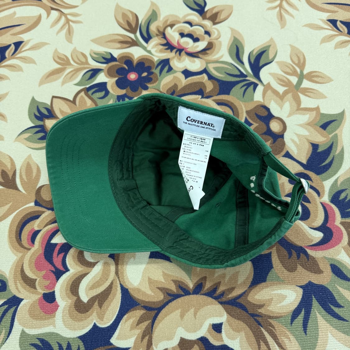 커버낫 Covernat 레터링 볼캡(그린) 상품이미지5