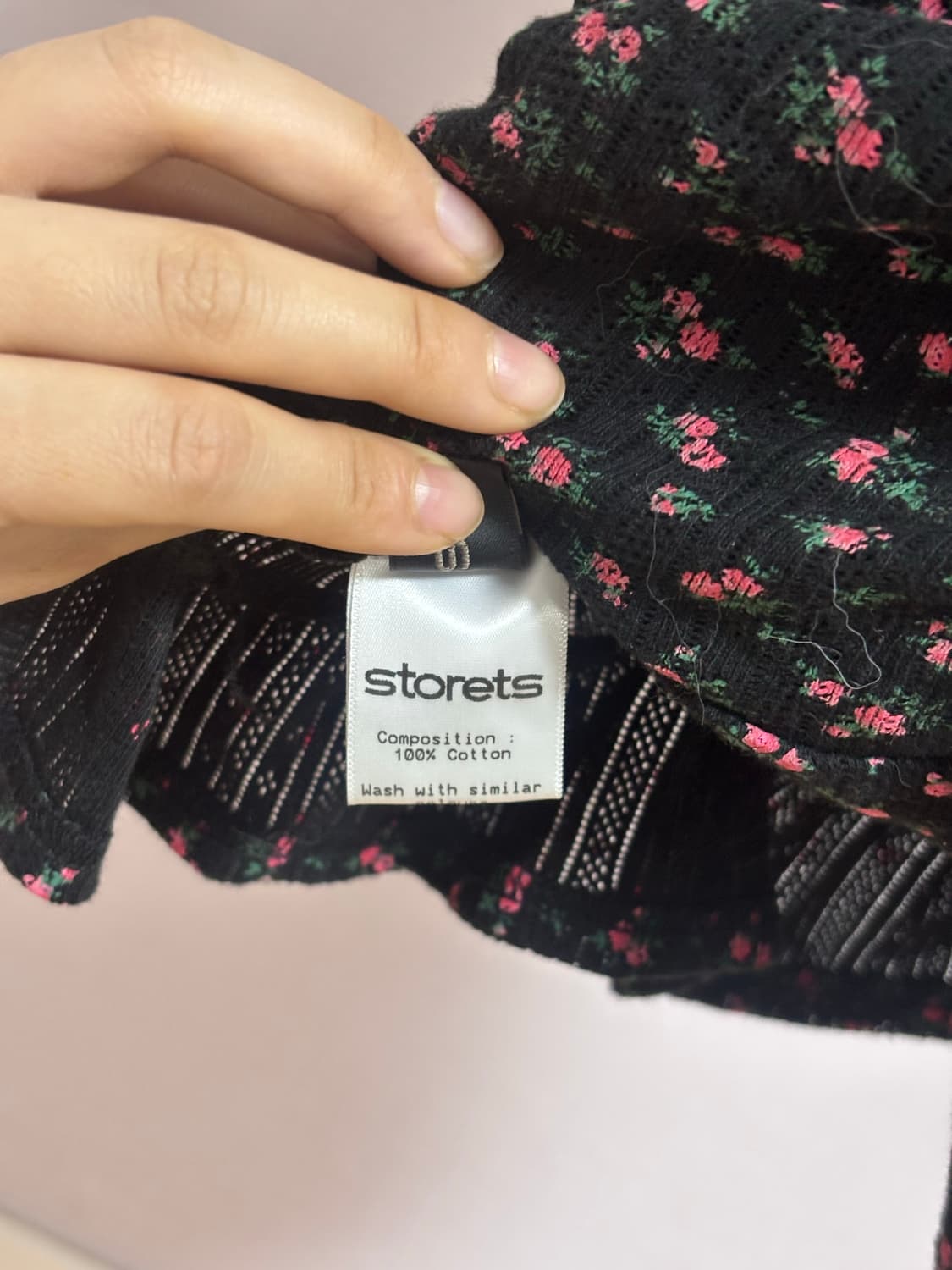 스토레츠 플라워 셔링 미니원피스 / 정가 10만원대  상품이미지7