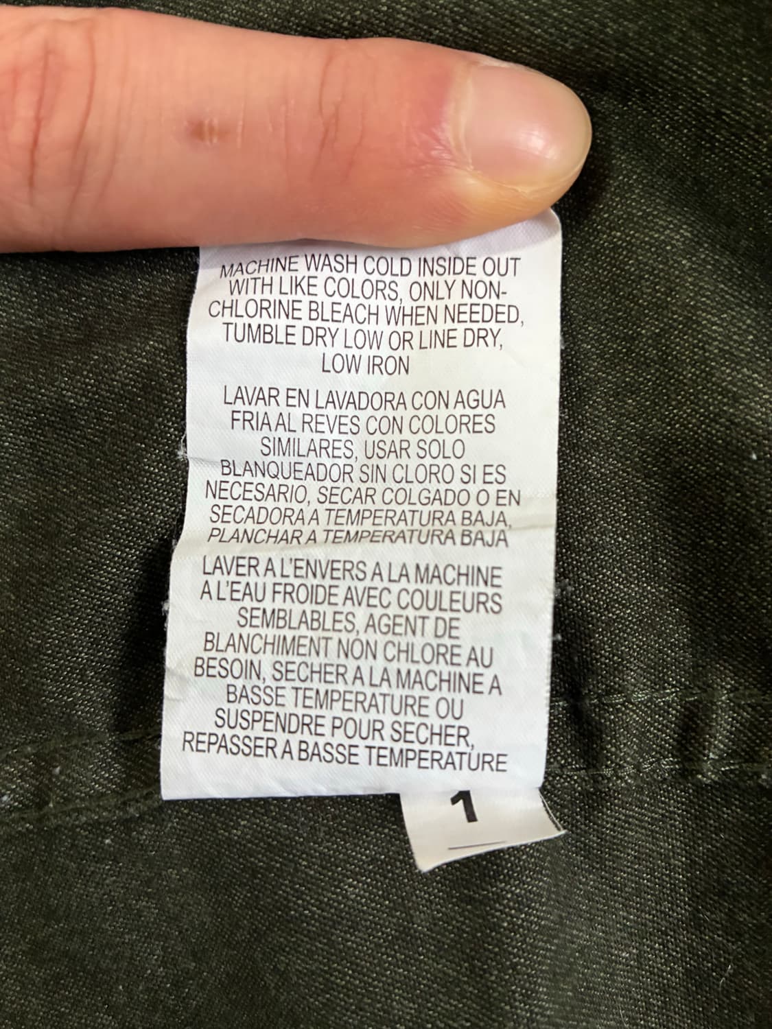 칼하트 카키 셔츠 XL 상품이미지10