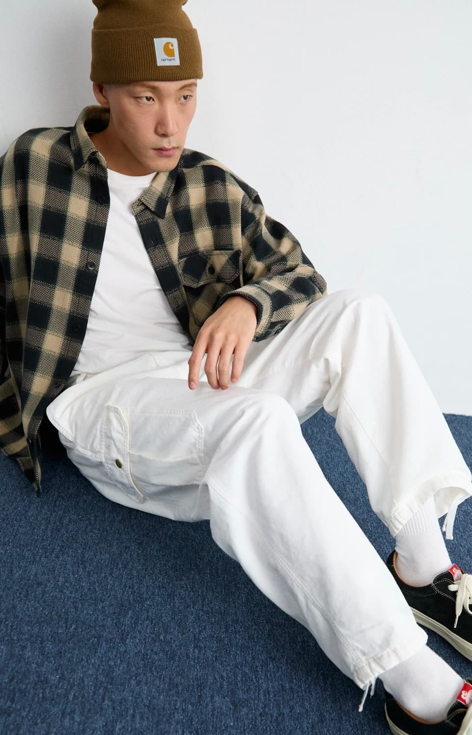 Carhartt WIP 칼하트 화이트 카고 바지 L 새상품 상품이미지3