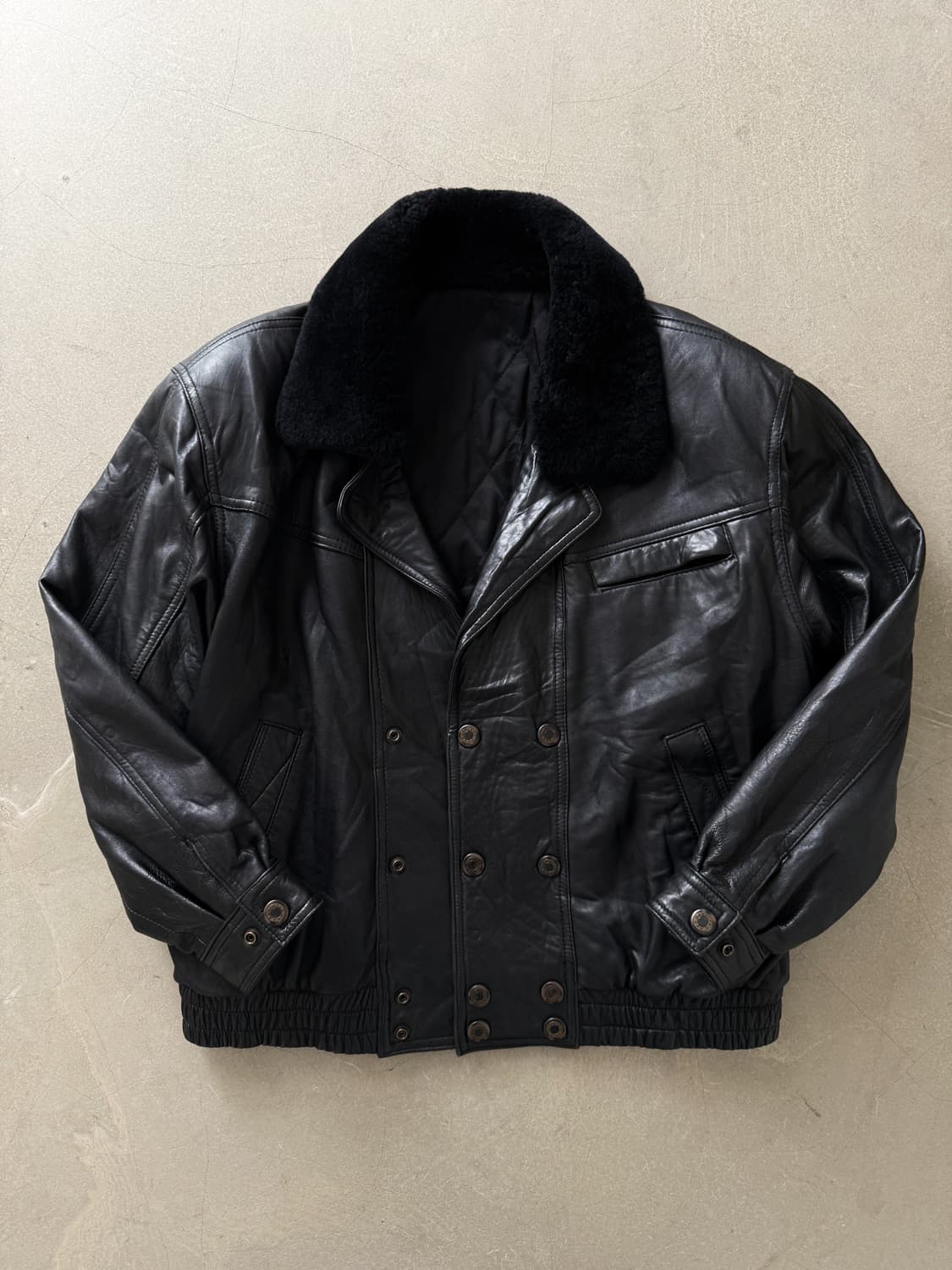  Vintage Sheepskin Leather  Jacket  상품이미지1