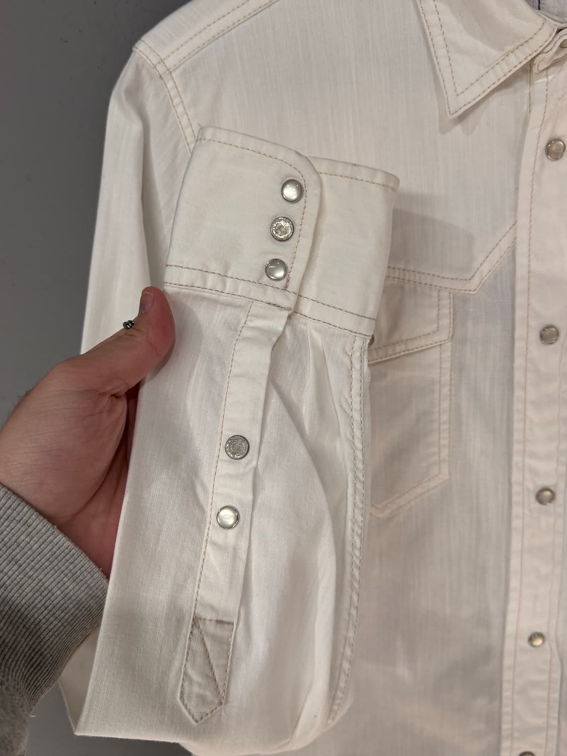 Diesel 디젤 화이트 웨스턴셔츠  상품이미지6