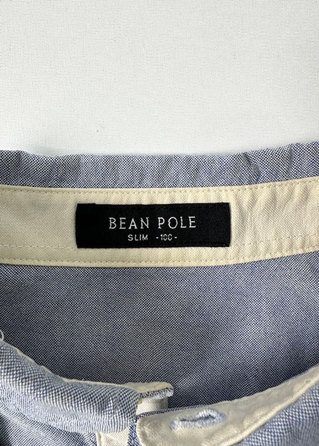 [100] 빈폴 슬림핏 셔츠 아가일 티셔츠 상품이미지6