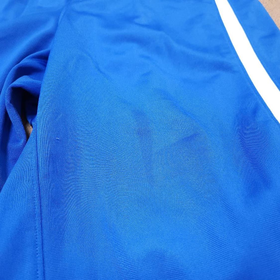 바배) 조던 빈티지 화이트 사이드 라인 블루 와이드 트랙팬츠 상품이미지4