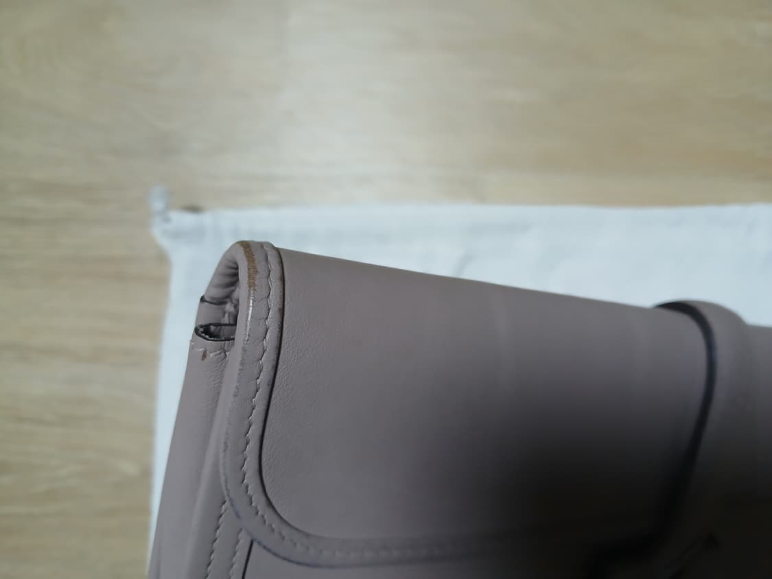 정품 에르메스)연핑크 지제 클러치 상품이미지4