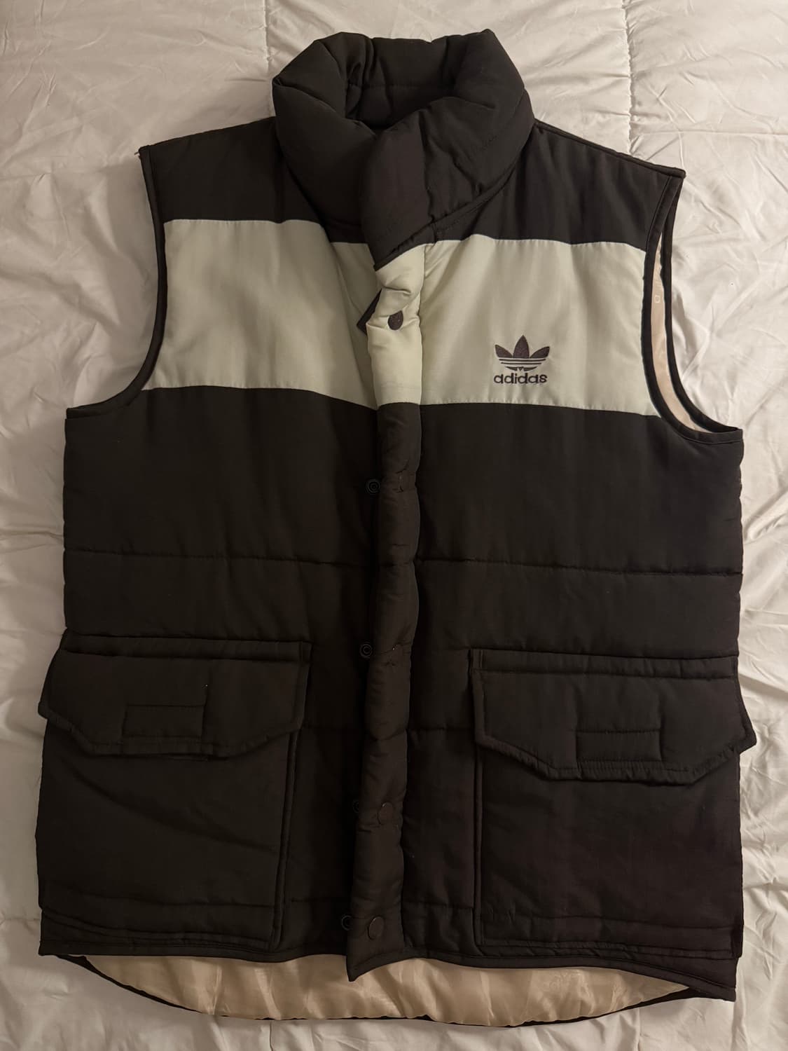 아디다스 수퍼스타 브라운 베스트 패딩조끼 상품이미지1