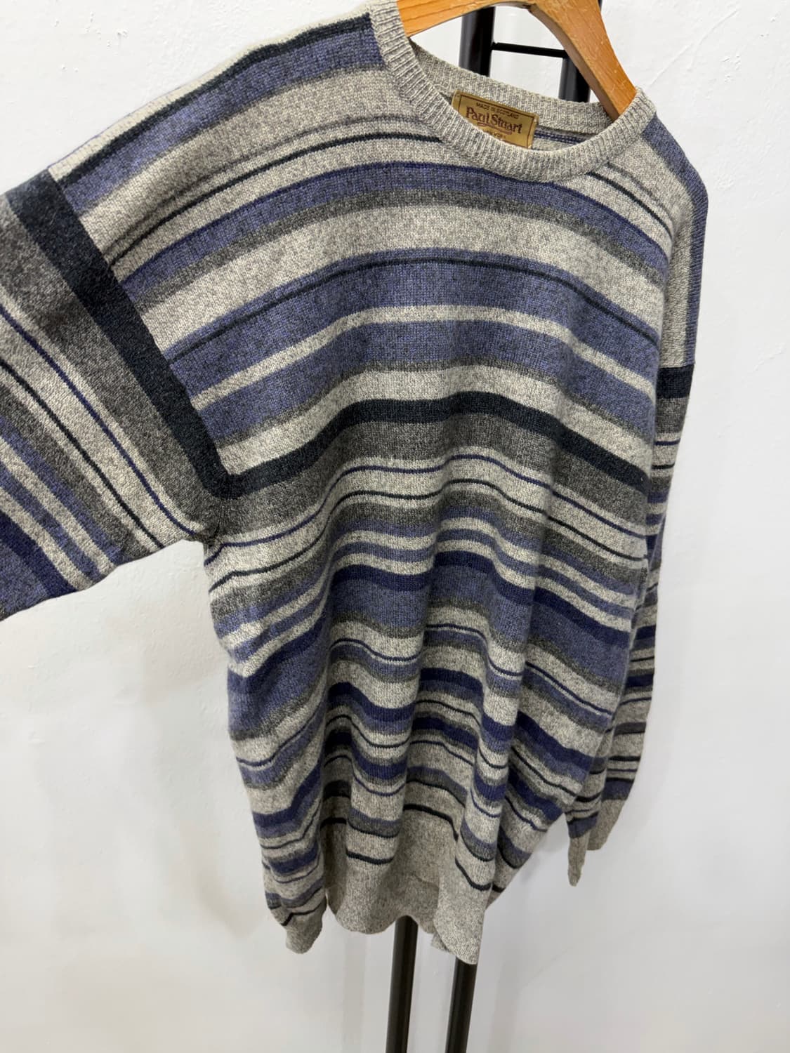 정품) Paul Stuart 폴스튜어트 남성 캐미시머100 니트 M 상품이미지2