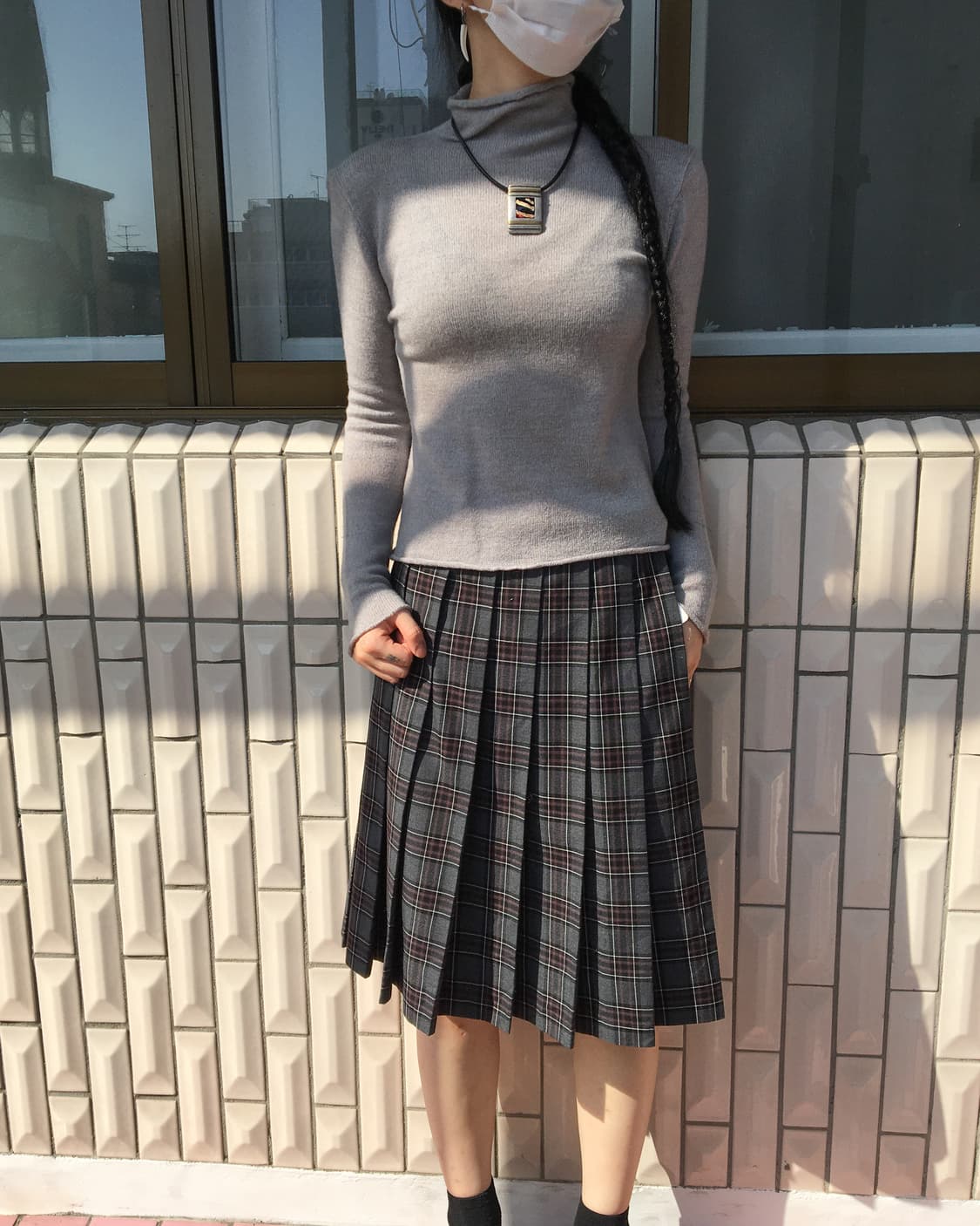 High neck knit 상품이미지1