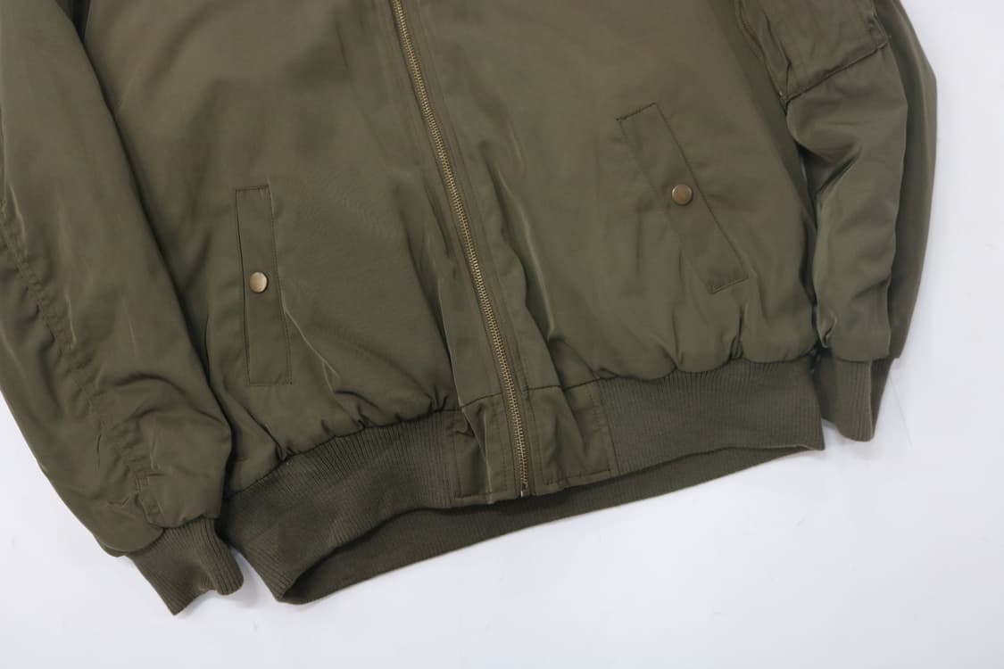 빈티지 카키 퀼팅 안감 항공점퍼 MA-1 (M) 상품이미지4