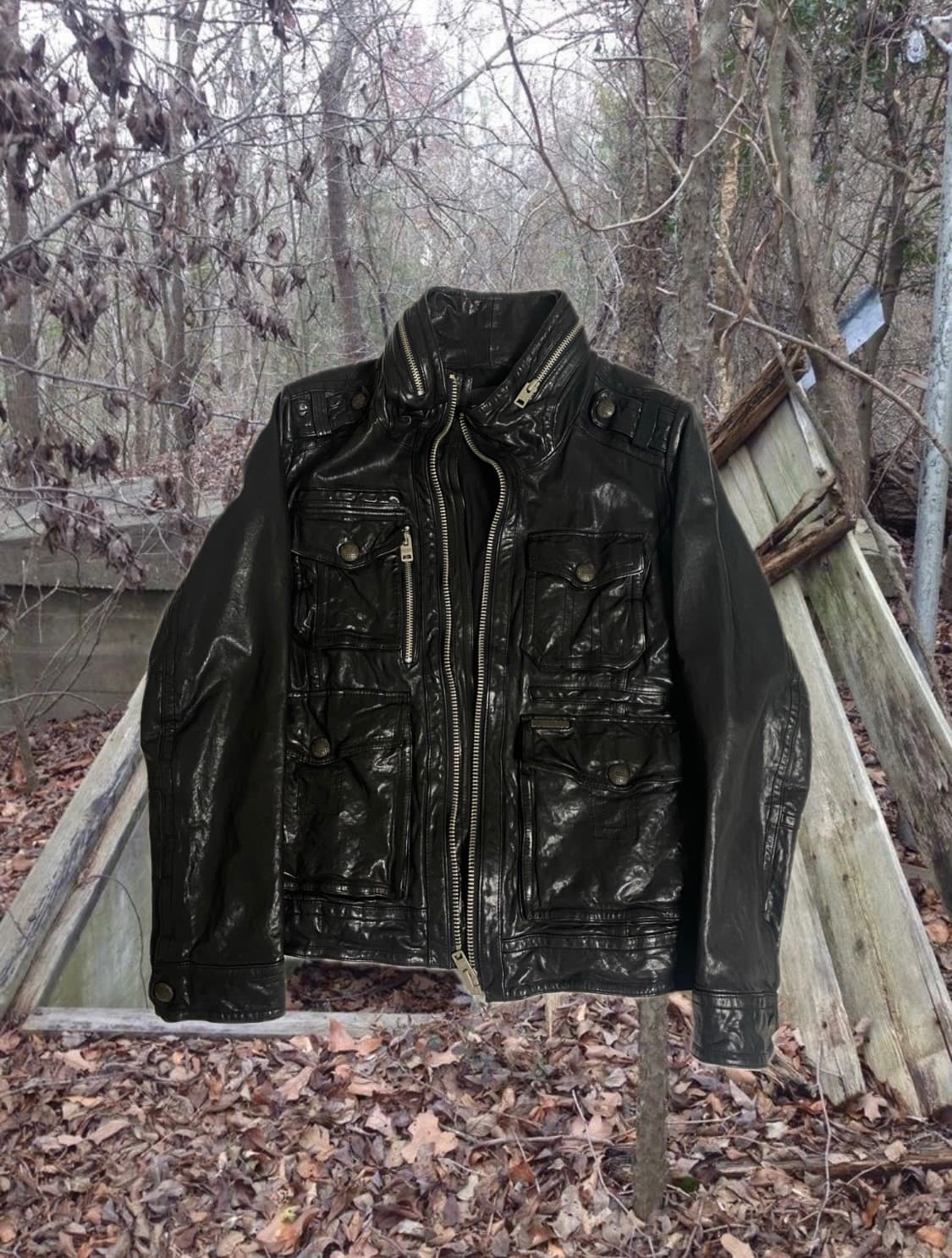 Leather jacket 상품이미지1