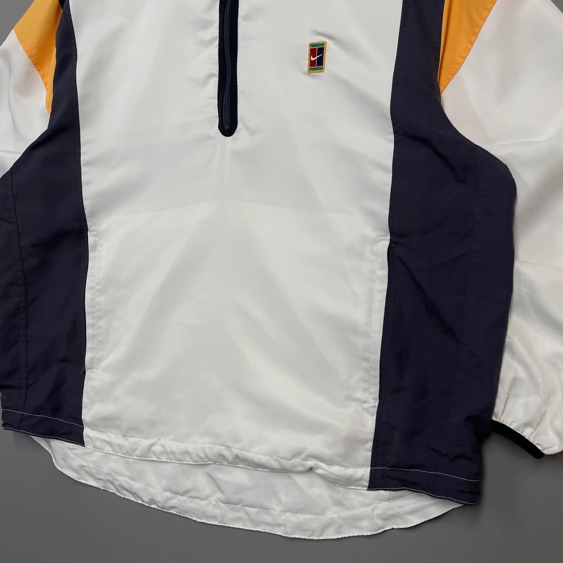 나이키 테니스 아노락 배색 화이트 L [041604] 상품이미지4