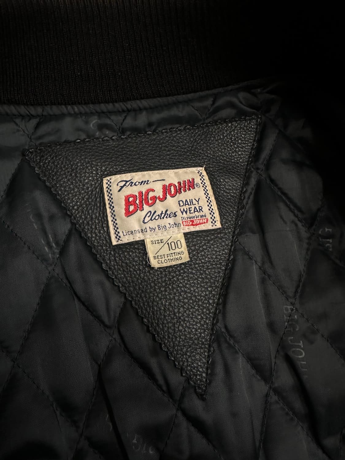 (100)빅존 베이스볼 소가죽 바시티 자켓 상품이미지5