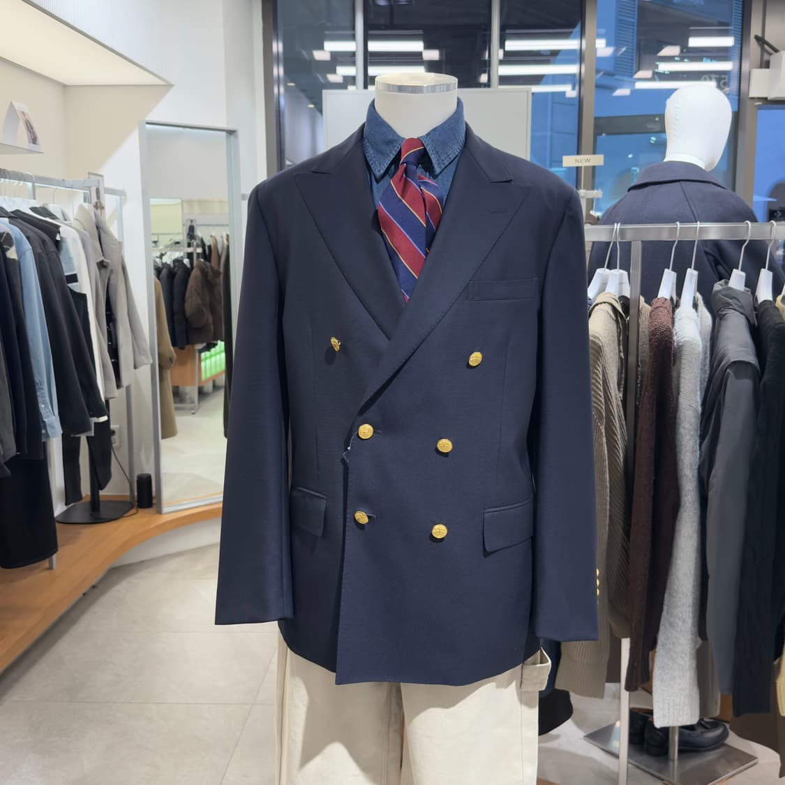 브룩스브라더스 더블 금장 네이비 블레이저[BBJBMM5977] 상품이미지7