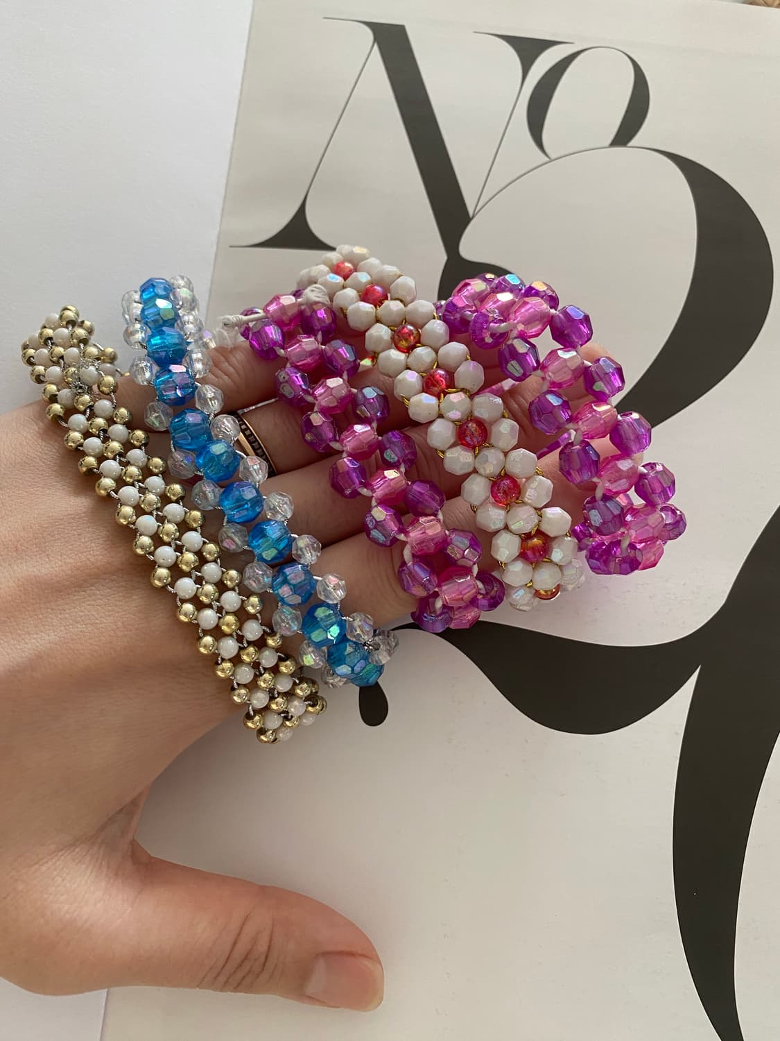 비즈 팔찌 발찌 모음 상품이미지2