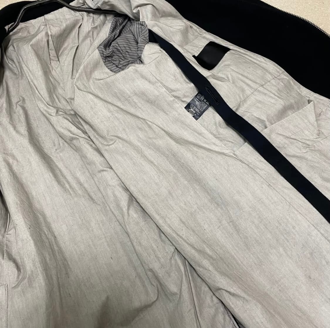 [2] The Viridi-anne 17AW 울 멜튼 라이더 코트 상품이미지7