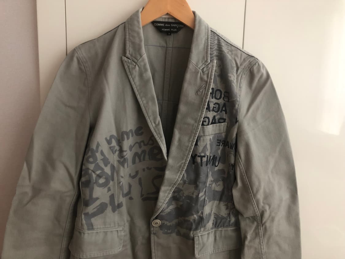 꼼데가르송 옴므 프린팅 자켓 상품이미지2