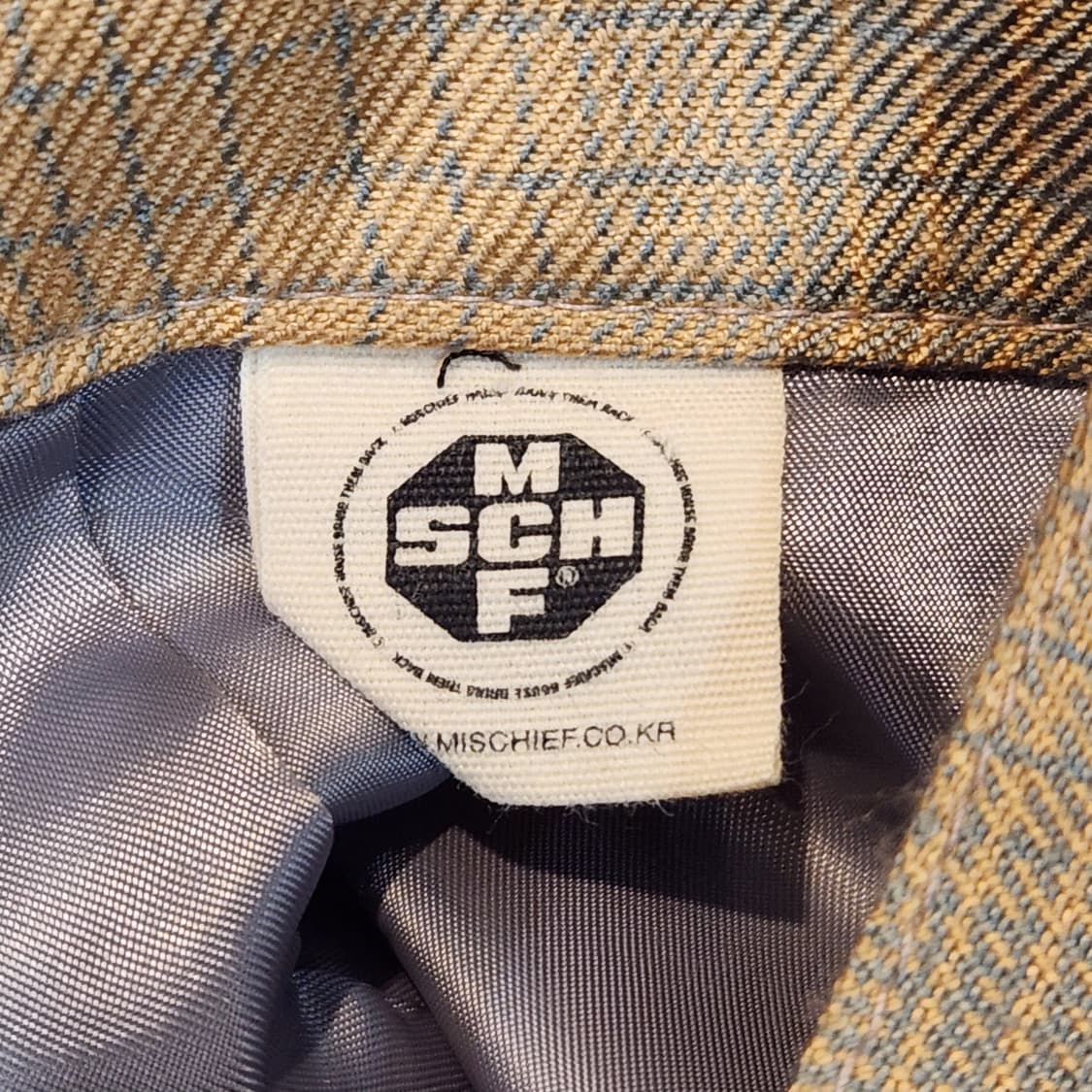 미스치프 체크 미니스커트 (M) 상품이미지4