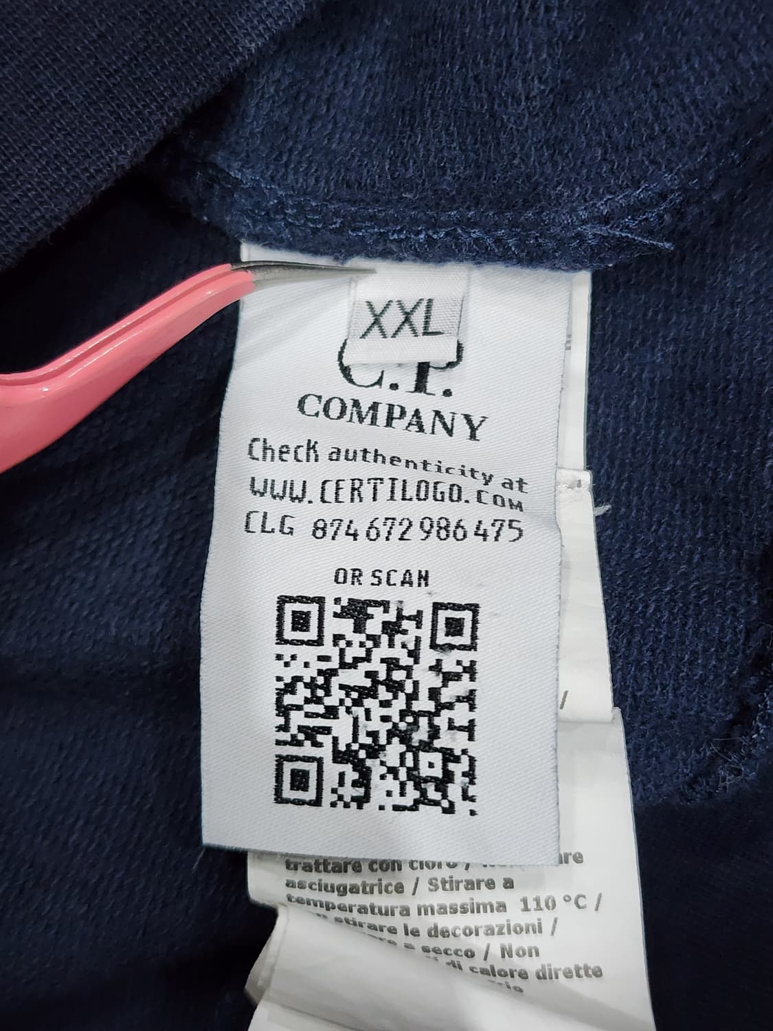 CP 컴퍼니 사선 지퍼 디테일 렌즈와펜 슬리브 긴팔티 XXL 상품이미지6