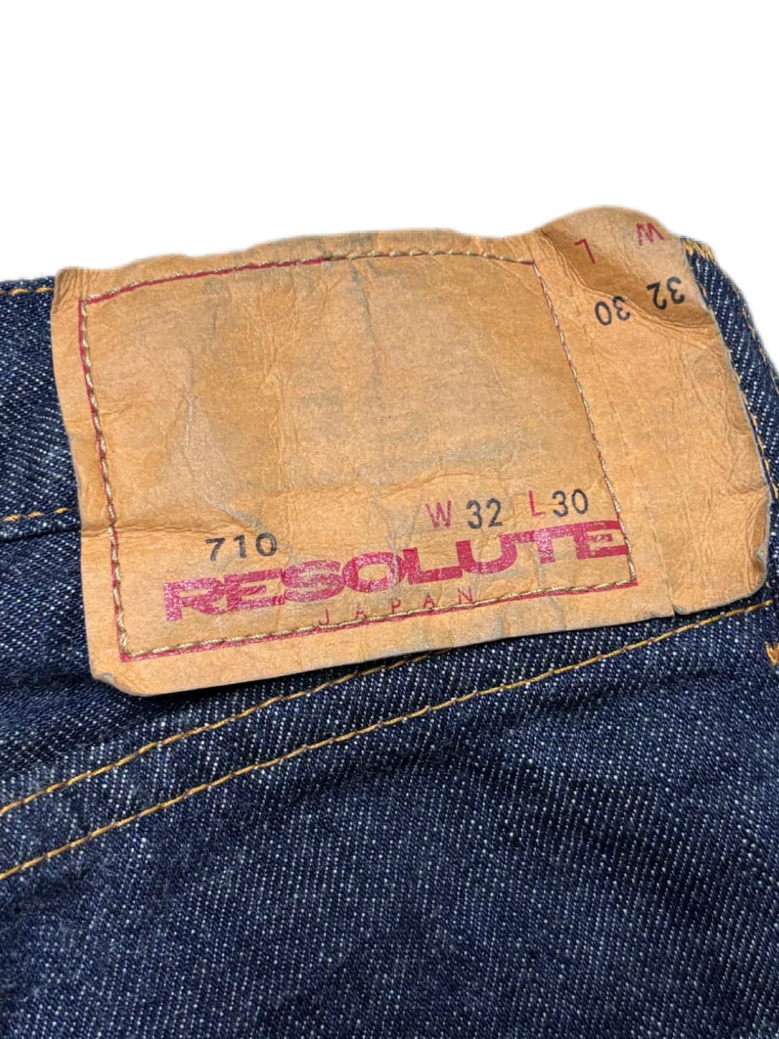 Resolute 레졸루트 710 셀비지 데님팬츠 상품이미지10