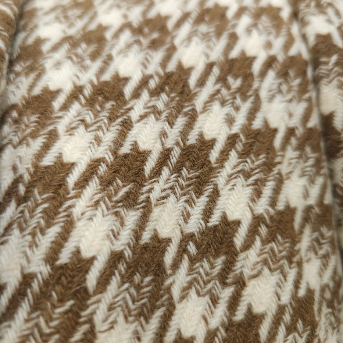 울 하운드투스 체크 더블버튼 클래식 롱코트 상품이미지7