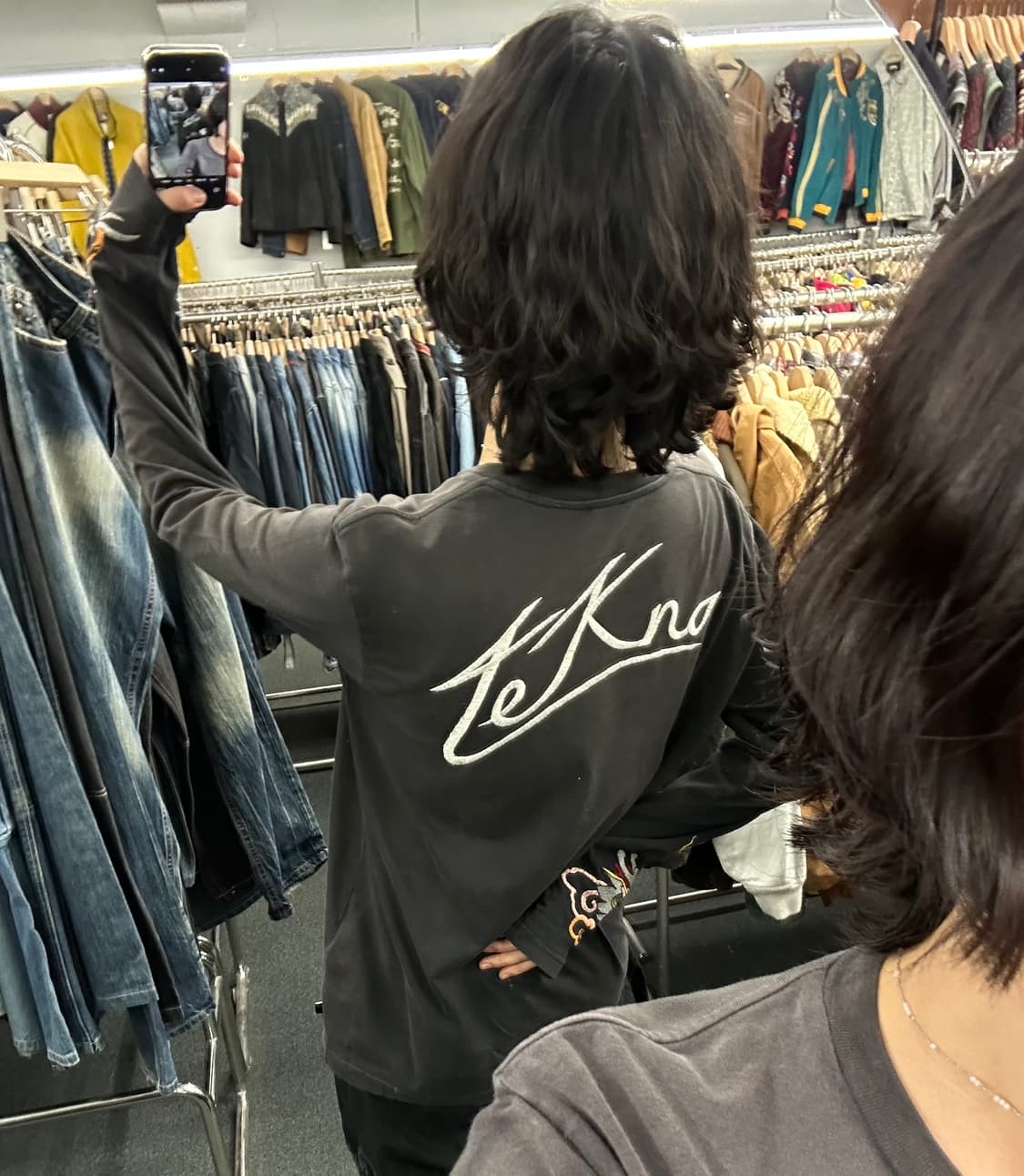 S)디젤 빈티지 양팔 자수 포인트 롱슬리브 상품이미지3