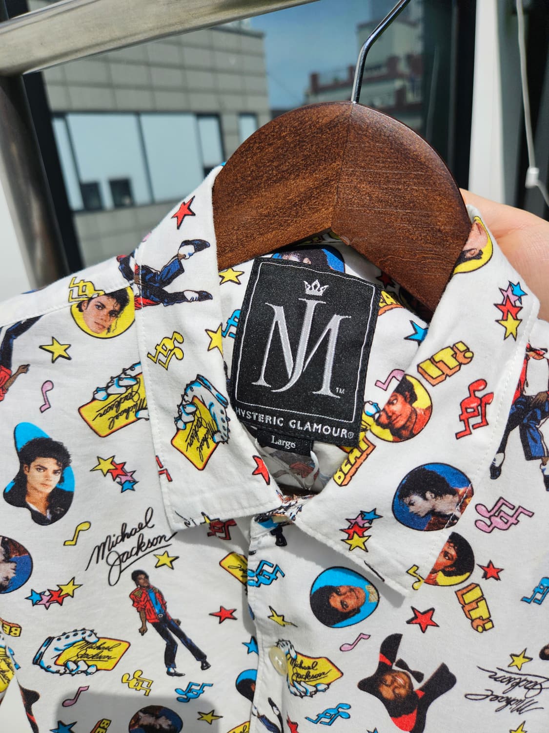 히스테릭글래머 마이클잭슨 하프 셔츠 상품이미지4
