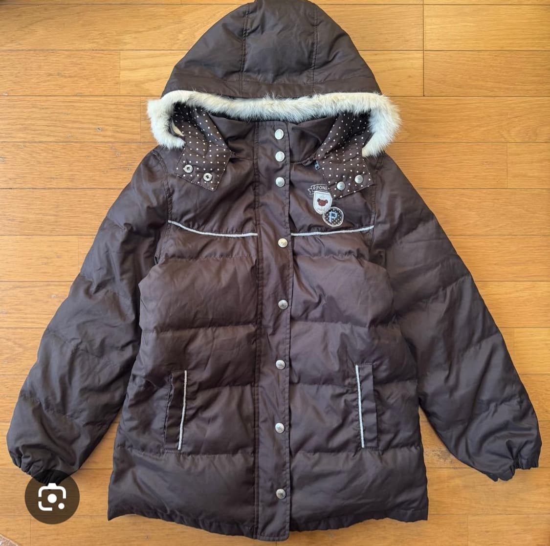 폼포넷 초코 패딩 상품이미지1