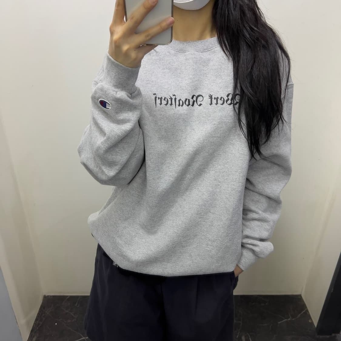 챔피온 올드스쿨 맨투맨 상품이미지1