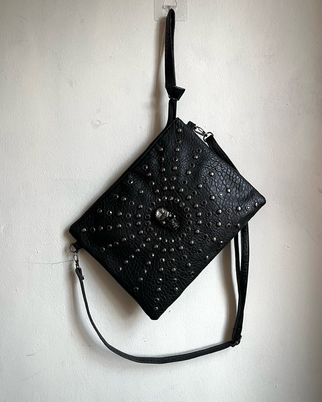 Marc O'Polo Studs Skull Trim Leather Bag 상품이미지4