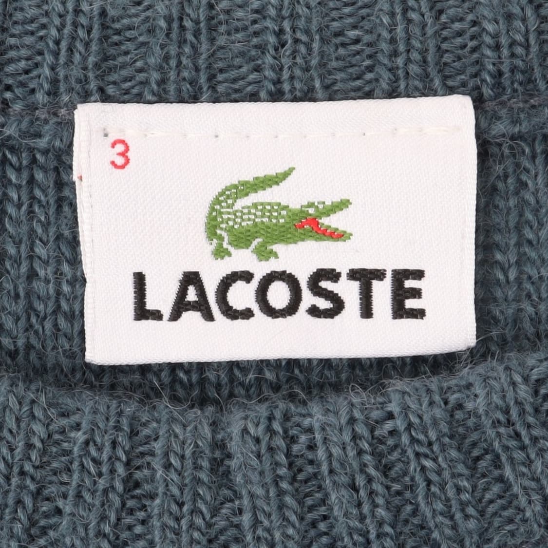 라코스테 숄더패치 울 알파카 모헤어 니트 상품이미지8