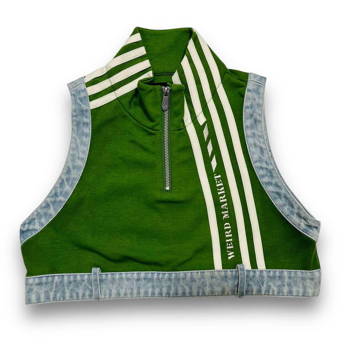 위어드 마켓 삼선 로고 y2k 와이트 힙합 빈티지 청 세트 상품이미지2