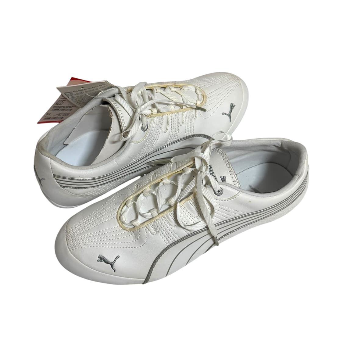 00s PUMA Etoile 화이트 실버 슬림 스니커즈 상품이미지3