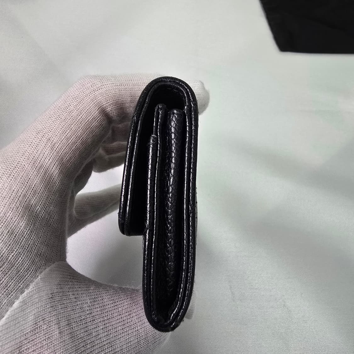 샤넬 카드지갑 블랙 은장 (A50169) 상품이미지4