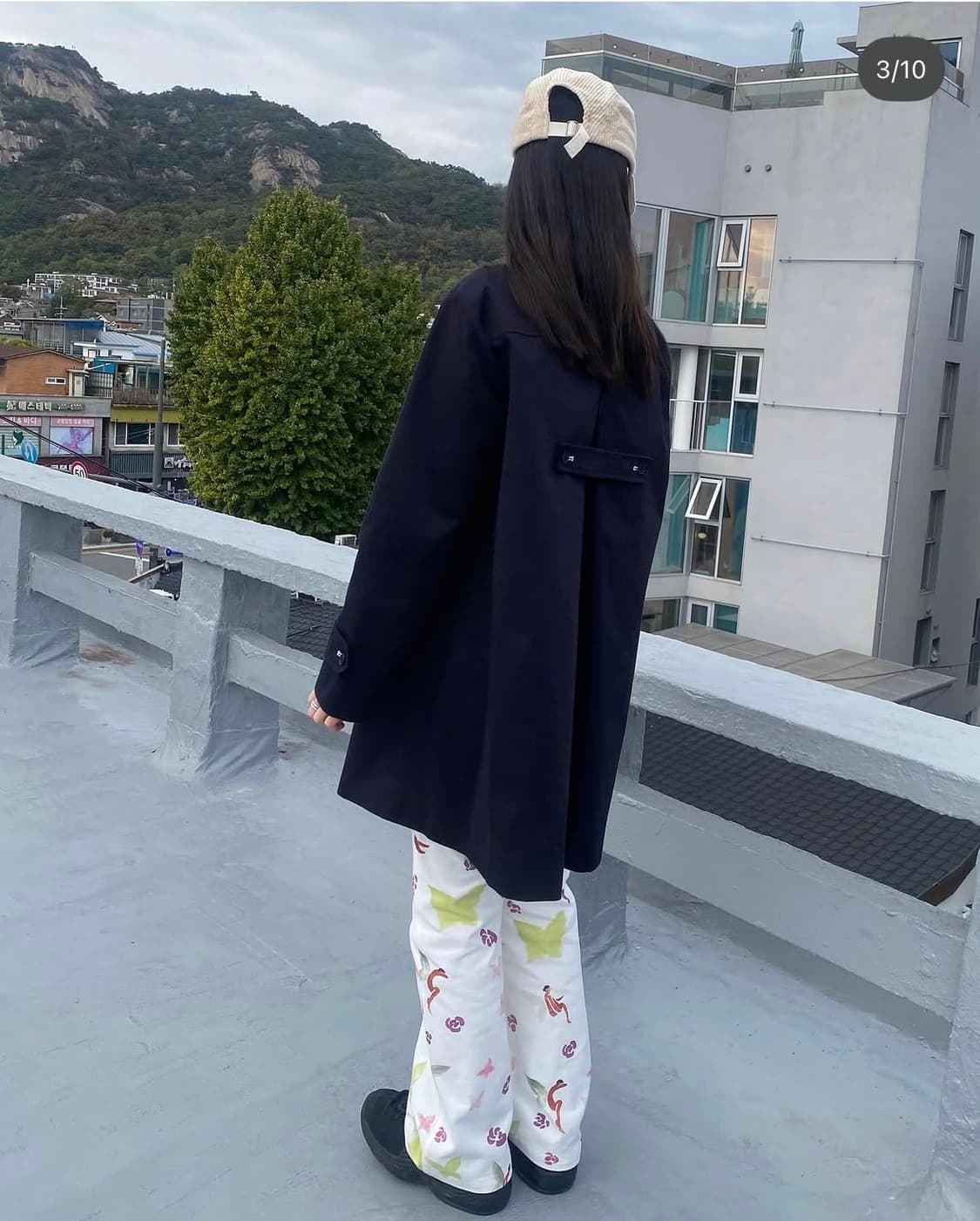 나비버스 naviverse jay 패턴 바지 팬츠 상품이미지8