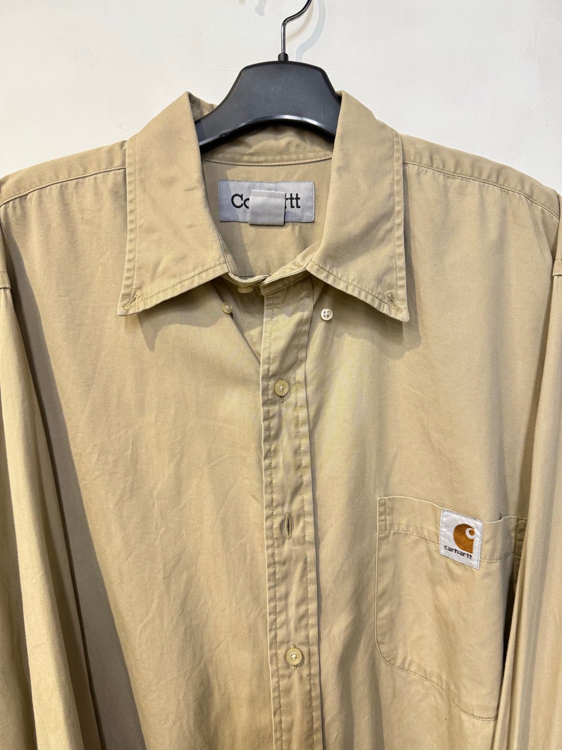 칼하트 베이지 긴팔셔츠 상품이미지2