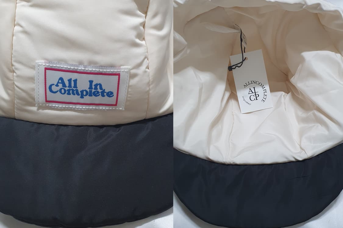 라이트베이지 올인컴플리트 판다 패딩 바라크라바 모자  상품이미지5