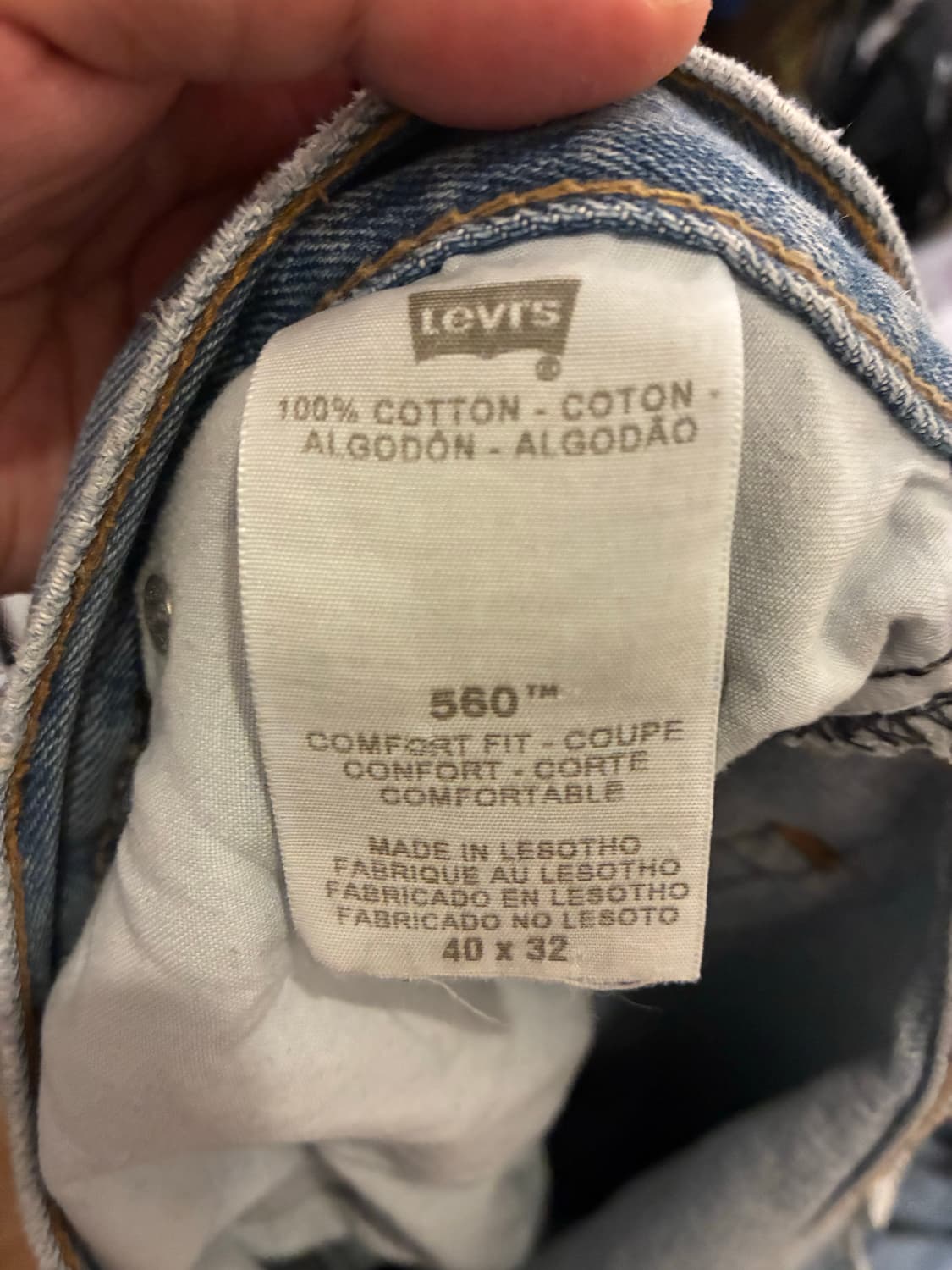 리바이스 데님 바지 560 40사이즈 상품이미지3