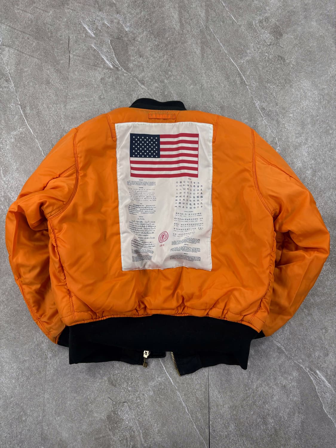 Alpha industries Ma-1 Blood chit 상품이미지7