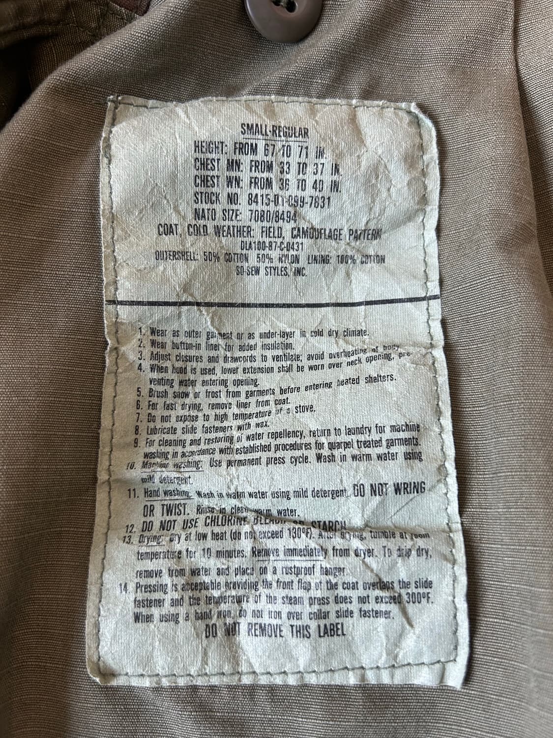 [S-R] M65 우드랜드 필드자켓 상품이미지4