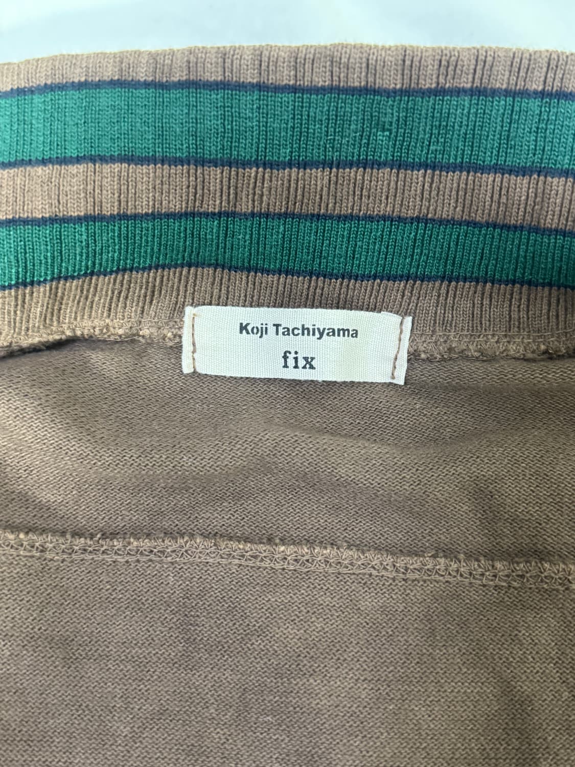 Koji tachiyama 컷오프 테이프 디테일 집업 자켓 y2k 상품이미지9