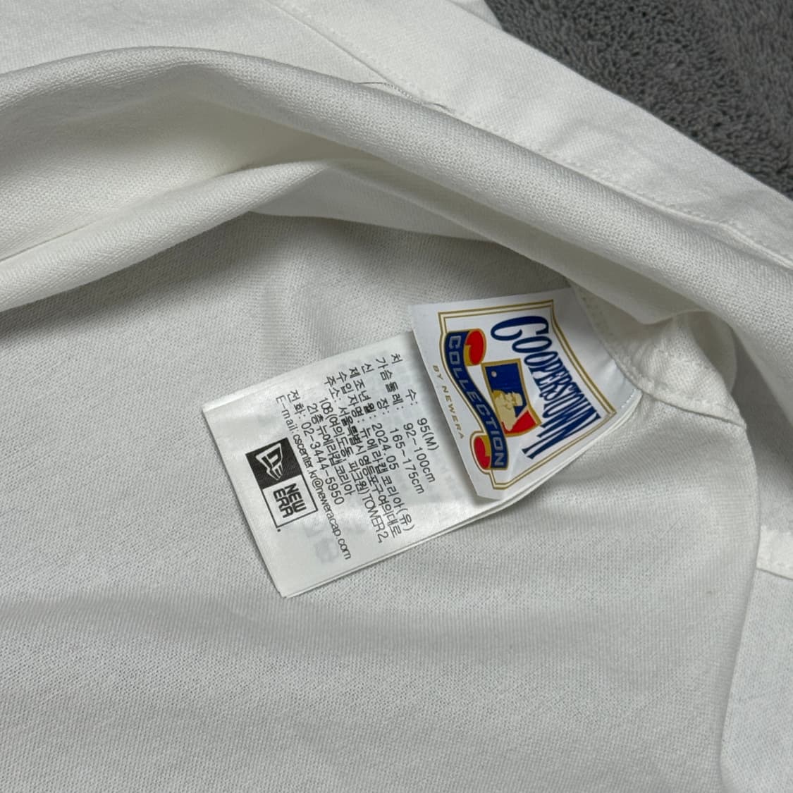 뉴에라X 디스이즈네버뎃 콜라보 반팔 셔츠 상품이미지5