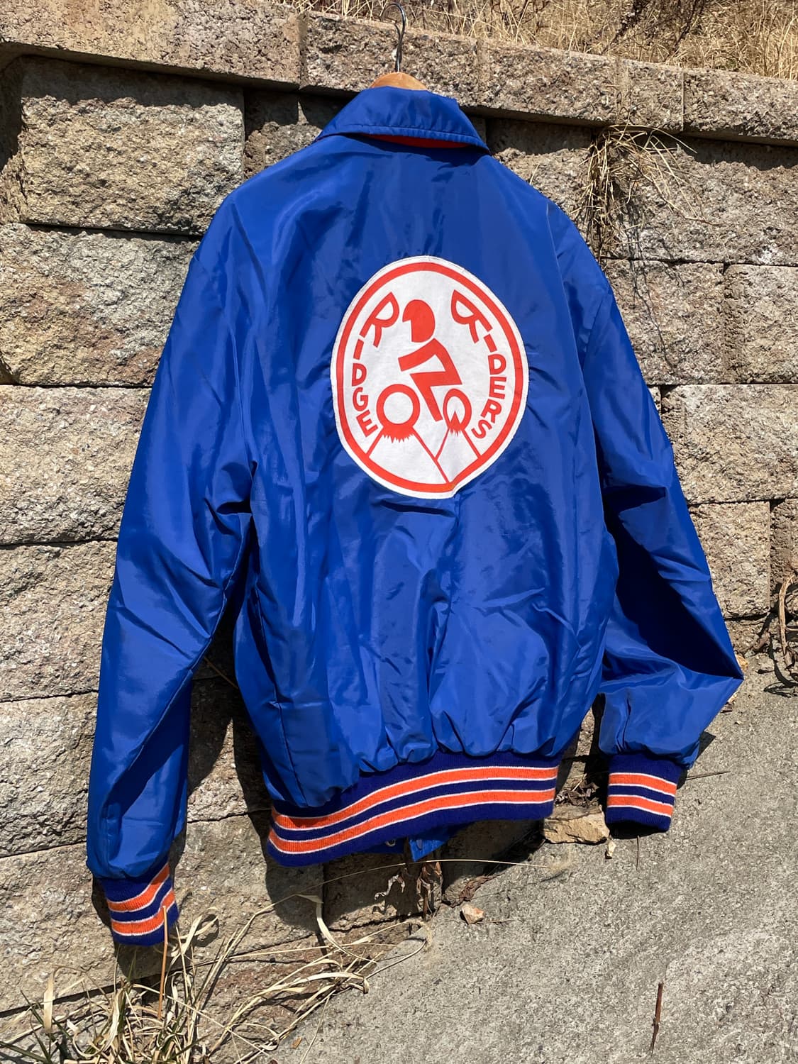 90's USA 사틴 코치자켓 상품이미지5