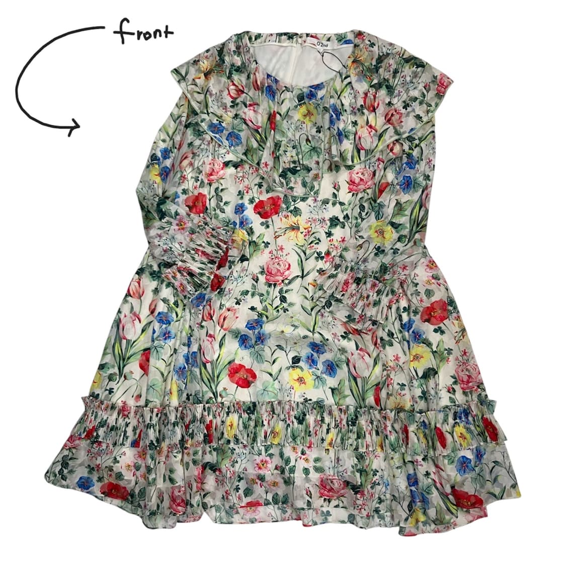 오즈세컨 플라워 패턴 원피스 55 M 상품이미지1