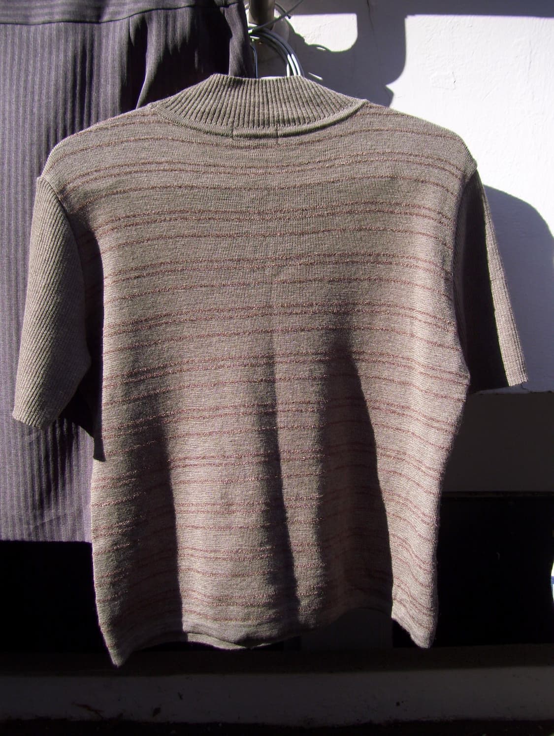 ✨brown stripe short sleeve 상품이미지3